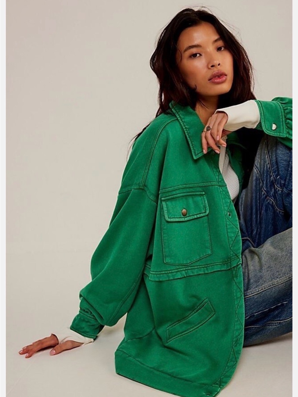 Free People Dawson Chore Jacket In Jolly Rancher We The Free